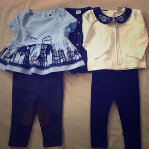 Janie and Jack 5 piece Holiday Wardrobe